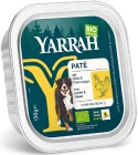 Paté Yarrah para perros con pollo y algas marinas, sin cereales, BIO