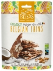 Belvas Pieces of milk chocolate with almonds and coconut BIO