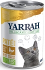 Paté de pollo Yarrah para gato adulto con algas marinas BIO