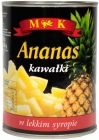 MK Ananas cuts in light syrup