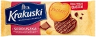 Krakuski Corazones galletas con mantequilla de chocolate con leche