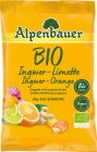 Alpenbauer BIO candies with ginger-lime and ginger-orange filling