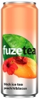 FuzeTea Getränk gewürzt mit Pfirsich-Extrakt aus schwarzem Tee und Hibiskus