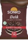 Sonko, obleas de mijo en chocolate de postre