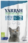 Yarrah Cat treats chewing sticks with beef and fish 3x5g BIO