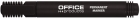 Marcador permanente de oficina, redondo, 1-3 mm (línea), negro