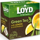 Loyd aromatisierter grüner Tee mit Zitronen- und Zitronengras
