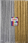 Happy Color papel arrugado mezcla 25x200cm oro / plata