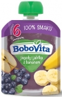 BoboVita Fruit mousse with berries and apples with banana