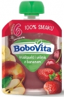 BoboVita Fruit mousse with strawberries and cherries with banana