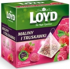 Té de frutas con sabor a Loyd con sabor a frambuesa y fresa