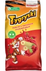 Tigers of corn sticks with strawberry filling