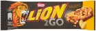 Lion 2Go Peanut Baton con maní, pasas, arándanos, patatas fritas de arroz