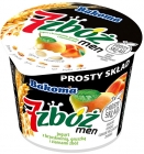 Bakoma 7 cereals men yoghurt with peach and pear and with cereals, sunflower seeds and pumpkin