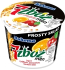 Bakoma 7 cereals men yogurt with orange apple and cereals