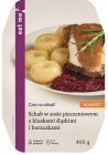 Eat Me Pork in a Roast Sauce with Silesian dumplings and beetroot