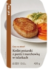 Eat Me Kotlet Pozarski with Mashed Potatoes and Carrots in slices