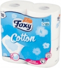 Papel higiénico de algodón foxy