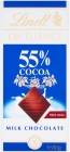 Lindt Excellence 55% какао молочный шоколад