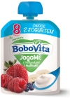 BoboVita JogoMi! Dessert mit Erdbeeren und Himbeeren