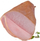 Традиционная еда Свиная вырезка из сопок, приготовленная на пару, копченая, в минимальной упаковке