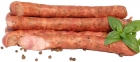 Traditional Food Rycerska sausage from tenderloin, smoked, baked, packed minimum