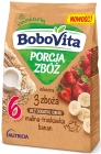 BoboVita Portia Cereal Молочная каша 3 злака малина-клубника-банан