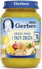 Gerber Peras, mangos y tres cereales.