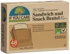 Компостируемые бумажные пакеты для сэндвичей If You Care