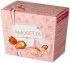 Коробка шоколада Mieszko Вафли Amoretta с йогуртом и клубничным кремом