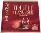Mieszko's box of French truffles with a cognac flavor