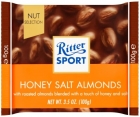 Ritter Sport Milk chocolate with roasted, salted almonds in a honey-flavored coating