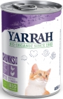 Yarrah Adult cat food pieces of chicken and turkey with tomatoes and nettle BIO