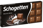 Chocolate con leche Schogetten Black & White con relleno de vainilla y trozos de galletas de cacao