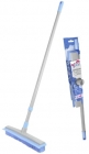York rubber broom with a telescopic handle