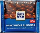 Ritter Sport Dessert chocolate with whole almonds