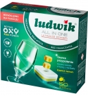 Ludwik All in One Dishwasher tablets, Lemon fragrance