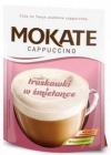 Mokate Cappuccino with strawberry flavor in cream - instant coffee drink in powder