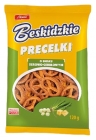 Aksam Beskidzkie Pretzels with a cheese and onion flavor