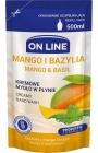 On-Line Creamy liquid soap with mango and basil extracts