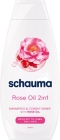 Champú y acondicionador Schauma rose Oil 2 en 1 para cabello enmarañado y enmarañado