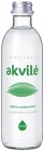 Akvile Slightly carbonated mineral water in glass