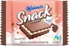 Manner Wafers Snack Minis with milk chocolate flavor