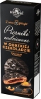 Имбирное печенье Коперник с начинкой в темном шоколаде со вкусом апельсина