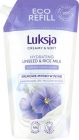 Luksja Creamy & Soft Creamy liquid soap moisturizing flax and rice milk