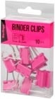 Clips Berlingo 19mm 80 hojas 10 uds rosa