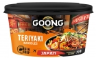 Goong Teriyaki noodles instant dish with noodle noodles and teryaki flavored sauce