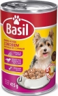 Basil Nassfutter mit Geflügel für ausgewachsene Hunde