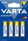 Varta Energy AAA LR03 1,5 V Alkalibatterie 4 Stück