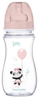 Canpol Babies Anti-Kolik breite Flasche 300 ml PP EasyStart rosa